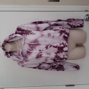 Dickies Girl Tie Dye Cropped Hoodie Size M